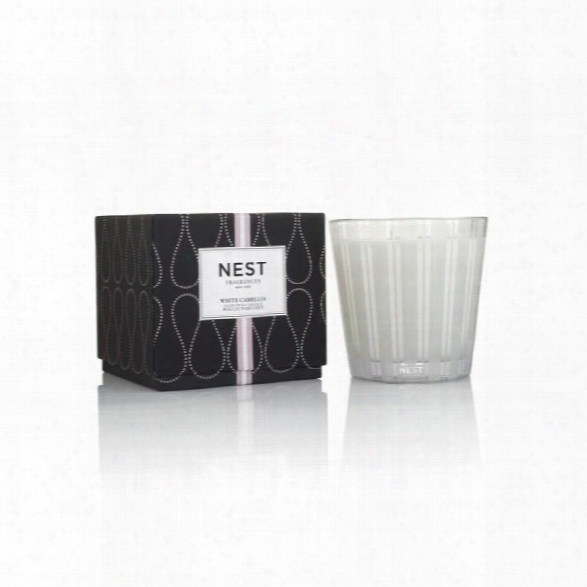 White Camellia 3-wick Candle Design By Nest Fragrances