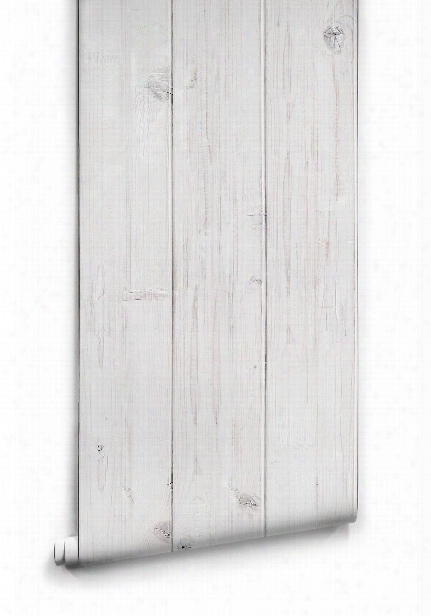 Whitewashed Timber Wallpaper From The Kemra Collection Design By Milton & King