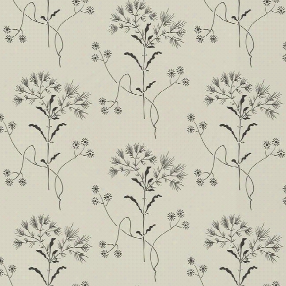 Wildflower Wallpaper In Beige From Magnolia Home Vol. 2 By Joanna Gaines