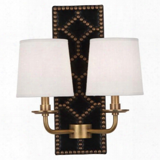 Williamsburg Lightfoot Blacksmith Black Leather Wall Sconce Design By Jonathan Adler