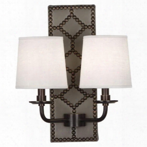Williamsburg Lightfoot Carter Grey Leather Wall Sconce Design By Jonathan Adler