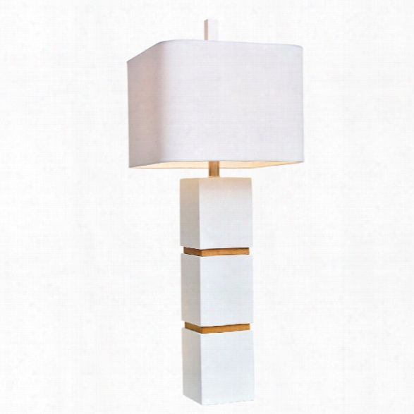 Wilshire Table Lamp In White Design By Couture Lamps