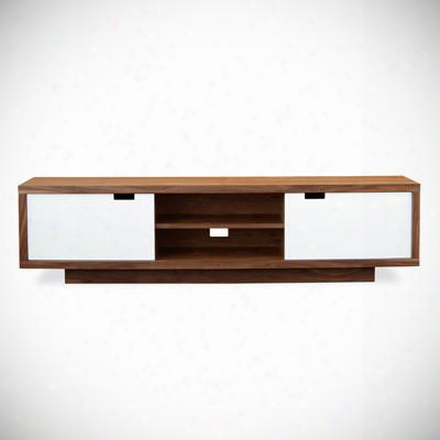 Wilson Media Stand In Walnut Design By Gus Modern