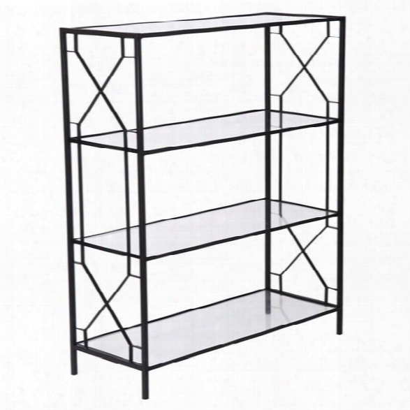 Wilton Shelf W/ Glass Shelves Design By Emissary