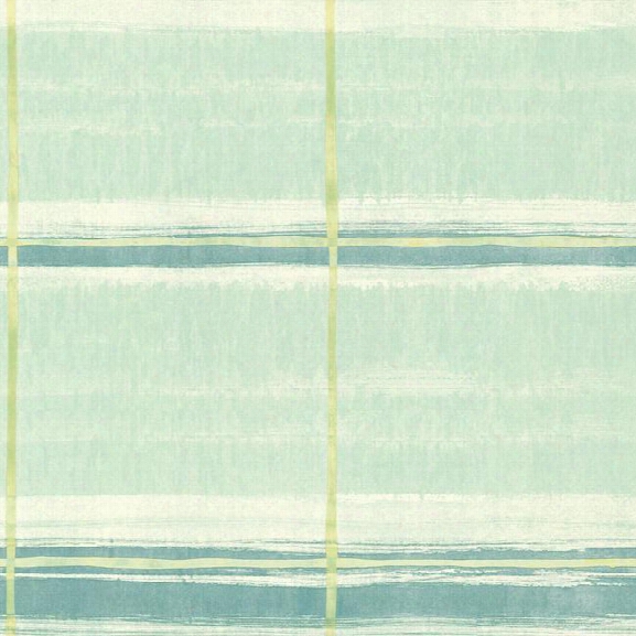 Window Shopping Wallpaper In Aqua And Sea Design By Carey Lind For York Wallcoverings