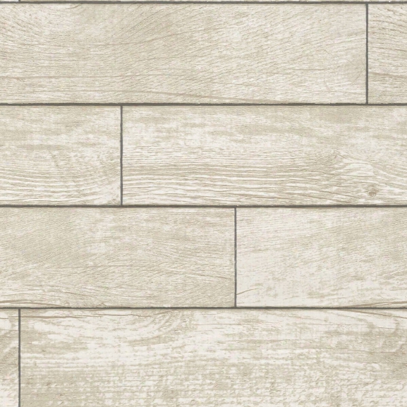 Wood Planks Self Dahesive Wallpaper In Natural Design By Tempaper
