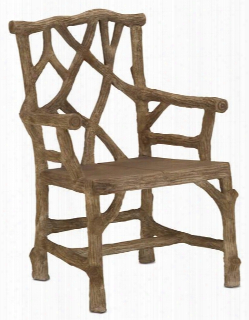 Woodland Arm Chair Design By Currey & Company