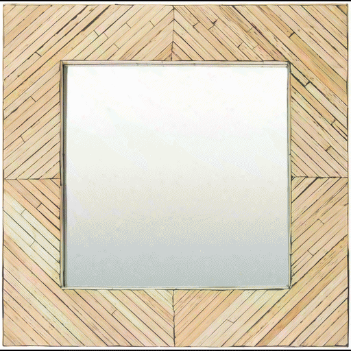 Woodlands Square Mirror Design By Surya