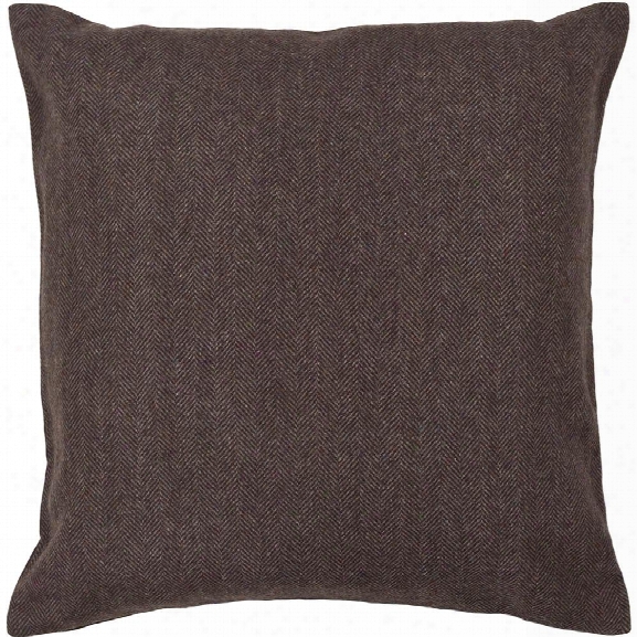 Wool Pillow In Brown Design By Chandra Rugs