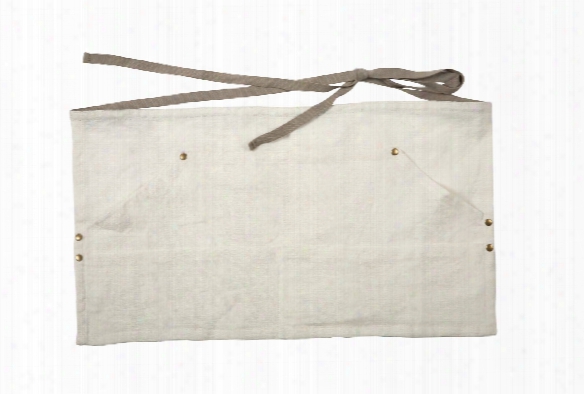 Workers Apron In Oyster White Design By Sir/madam