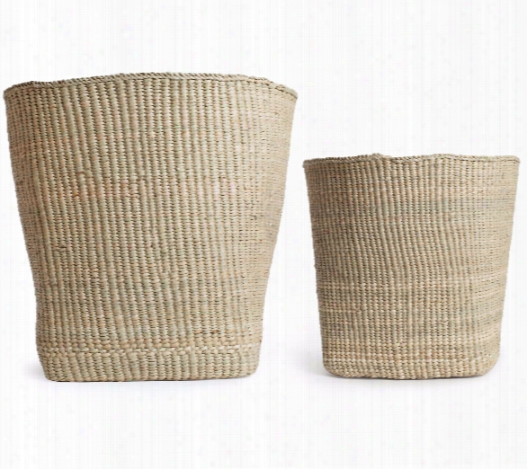 Woven Basket In Various Sizes Design By Hawkins New York