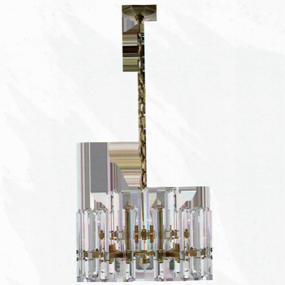 Bonnington Chandelier In Various Finishes W/ Crystal Design By Aerin