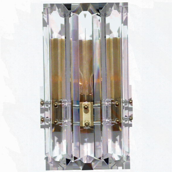 Bonnington Wall Sconce In Various Finishes W/ Crystal Design By Aerin