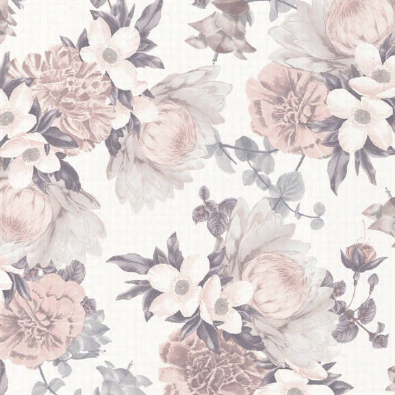 Botanical Self Adhesive Wallpaper In Blossom Design By Tempaper