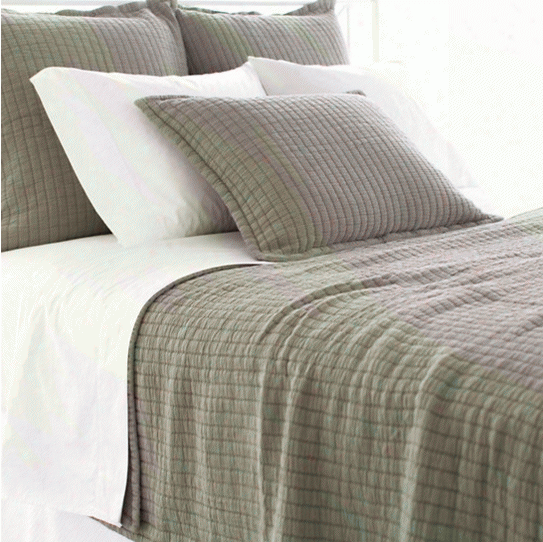 Boyfriend Vetiver Matelass Bedding Design By Pine Cone Hill