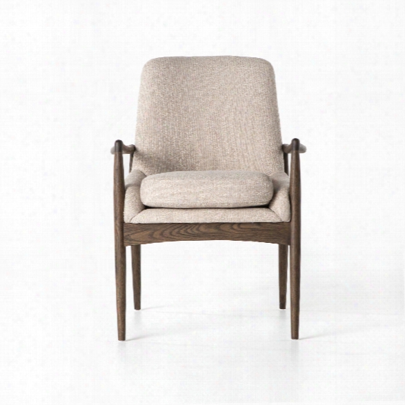 Braden Dining Arm Chair In Light Camel