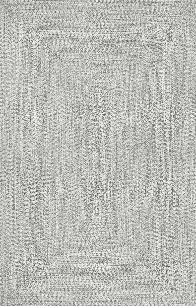 Braided Lefebvre Rug In Salt & Pepper Design By Nuloom