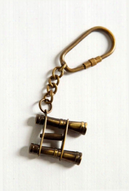 Brass Binocular Key Chain By Vagabond Vintage