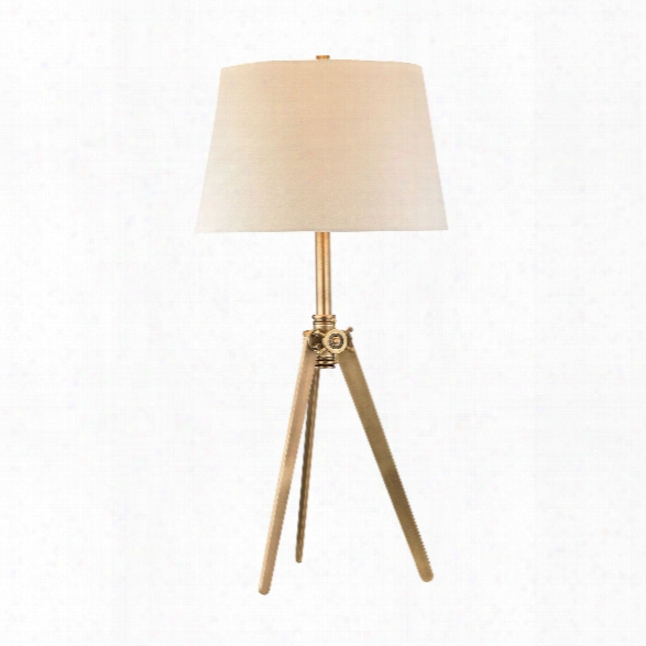 Brass Pointed Tripod Lamp Design By Lazy Susan