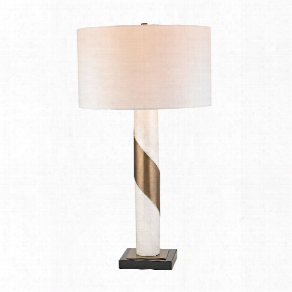 Brass Strapped Marble Lamp Design By Lazy Susan