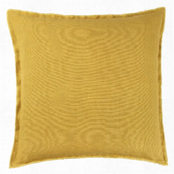 Brera Lino Ochre Pillow Design By Designers Guild