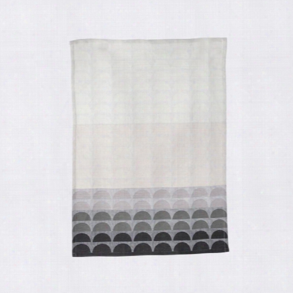 Bridges Tea Towel In Grey Design By Ferm Living