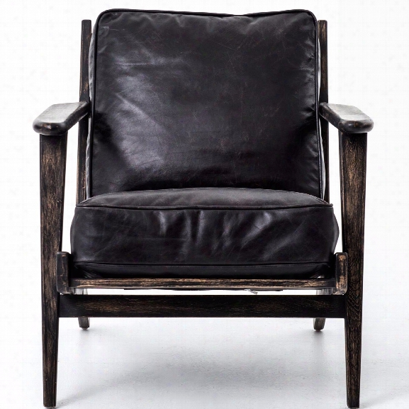 Brooks Lounge Chair In Rialto Ebony Design By Bd Studio