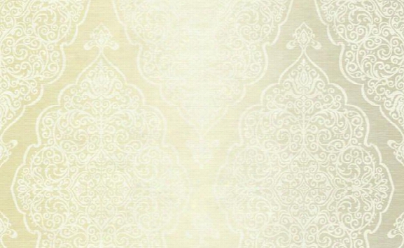 Brunswick Floral Wallpaper In Ivory And Metallic By Carl Robinson For Seabrook Wallcoverings