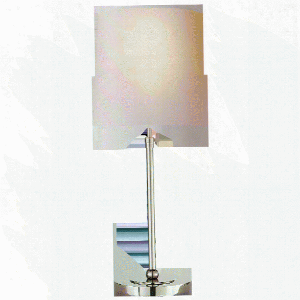 Bryant Large Table Lamp In Various Finishes W/ Natural Paper Shade Design By Thomas O'brien