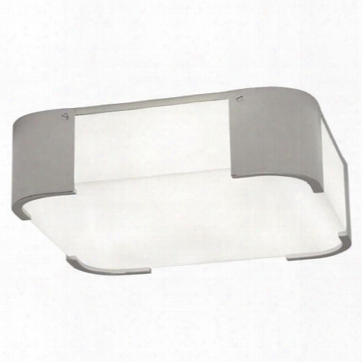 Bryce Flush Mount In Polished Nickel Design By Jonathan Adler