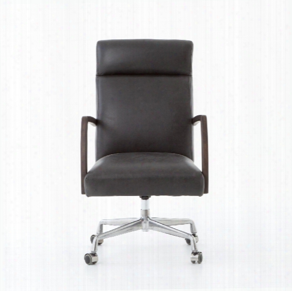 Bryson Desk Chair In Chaps Ebony