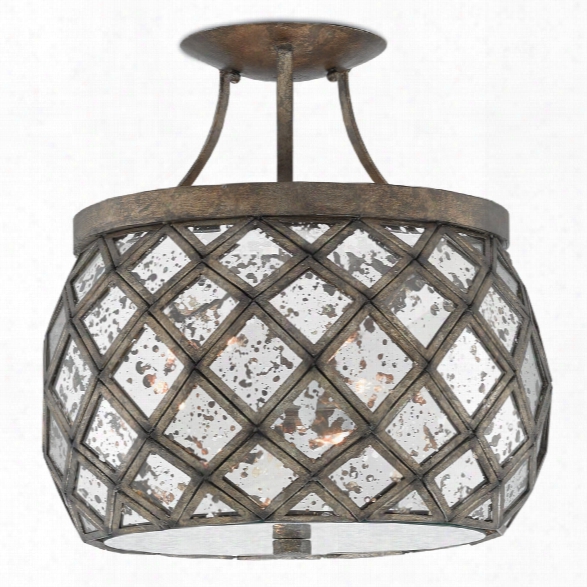 Buckminster Semi-flush Mount Design By Currey & Company