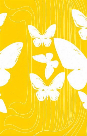 Butterflies Wallpaper In Yellow And White Design By Kreme