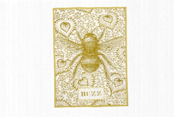 Buzz Tea Towel Design By Thomas Paul