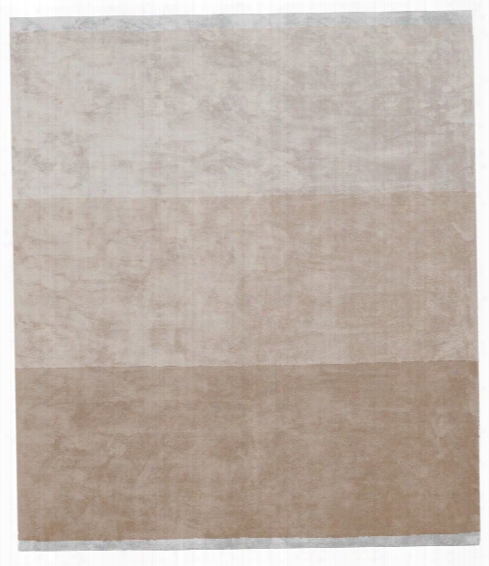 Byred Yama Hand Knotted Rug In Beige Design By Second Studio