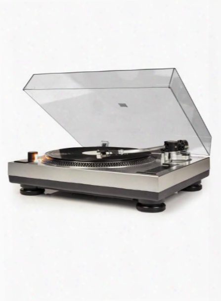 C100 Turntable In Silver Design By Crosley