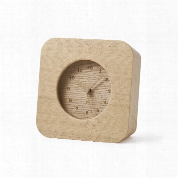 Cake Clock In Natural Design By Lemnos