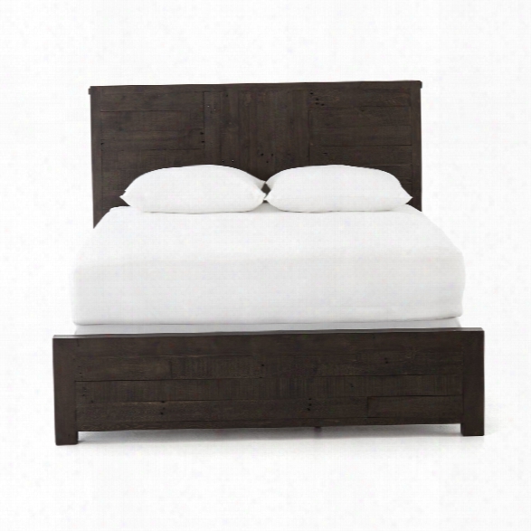 Calais Bed In Rustic Brown