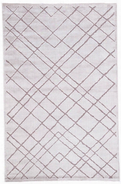 Caldwell Geometric White & Gray Area Rug Design By Jaipur