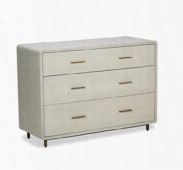 Calypso 3 Drawer Chest In Ivory Design By Interlude Home