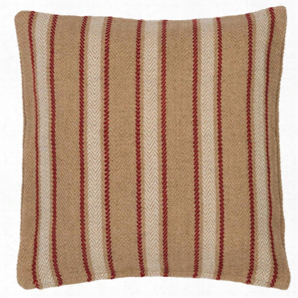 Cambridge Red Indoor/outdoor Pillow Design By Fresh American