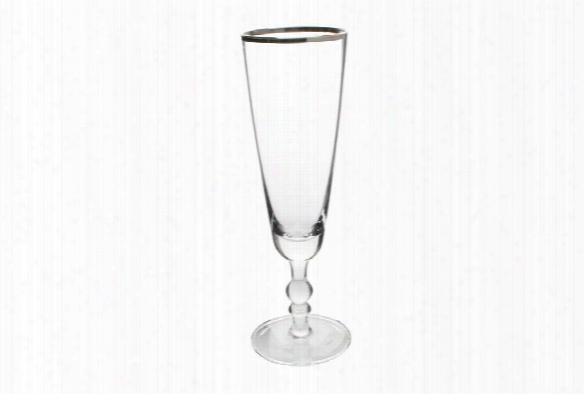 Camden Champagne Flute With Platinumrim Design By Canvas