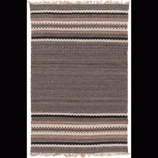 Camel Rug In Dark Brown & Khaki Design By Papilio