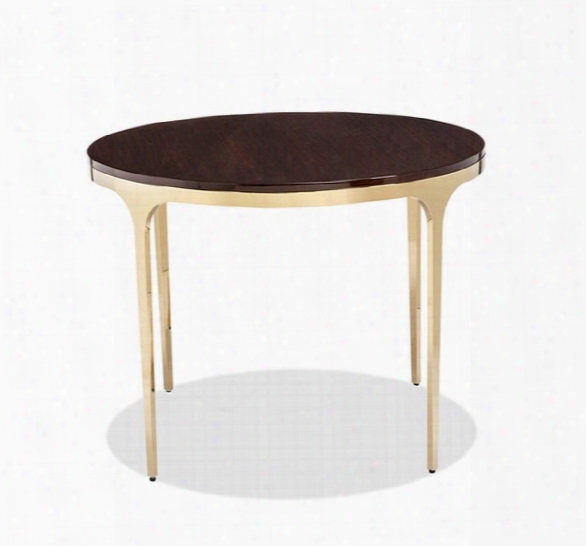 Camilla Center/ Dining Table In Figured Eucalyptus Design By Interlude Home