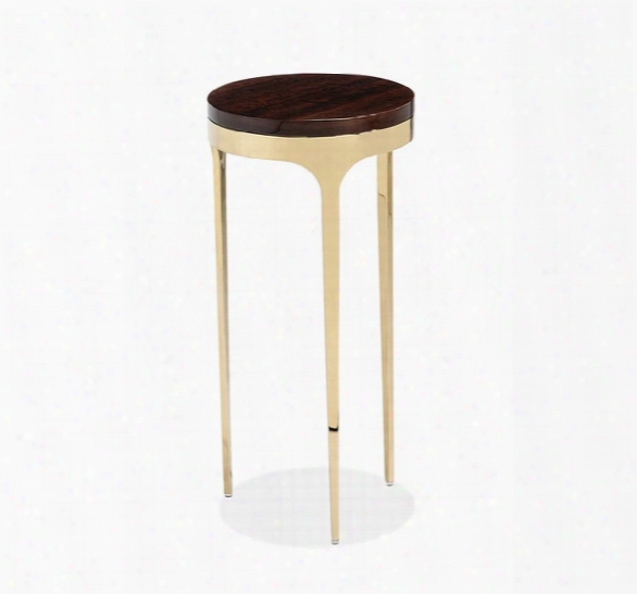 Camilla Drink Table In Figured Eucalyptus Design By Interlude Home