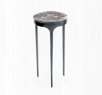 Camilla Glass Italian Gray Gunmetal Drink Table Design By Interlude Home