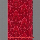 Burgundy and Red Kismet Ornate Indian Damask Velvet Flocked Wallpaper design by Burke Decor