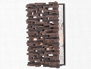 Yuukei Wall Sconce in Faux Wenge design by Currey & Company