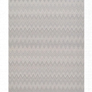 Zig Zag Multicolore Wallpaper in Silvery, Grey, and Cream by Missoni Home for York Wallcoverings
