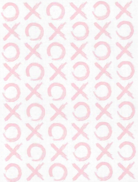 Xo Wallpaper In Pink By Sissy + Marley For Jill Malek